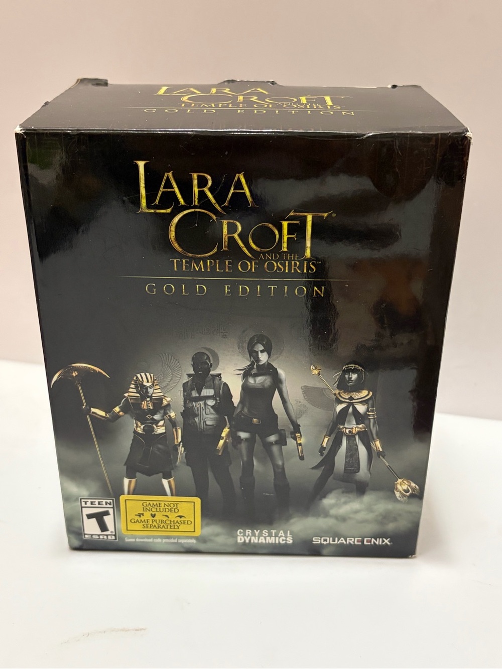 New: Lara Croft and the Temple Of Osiris Gold Edition Art Book Map Statue Figure